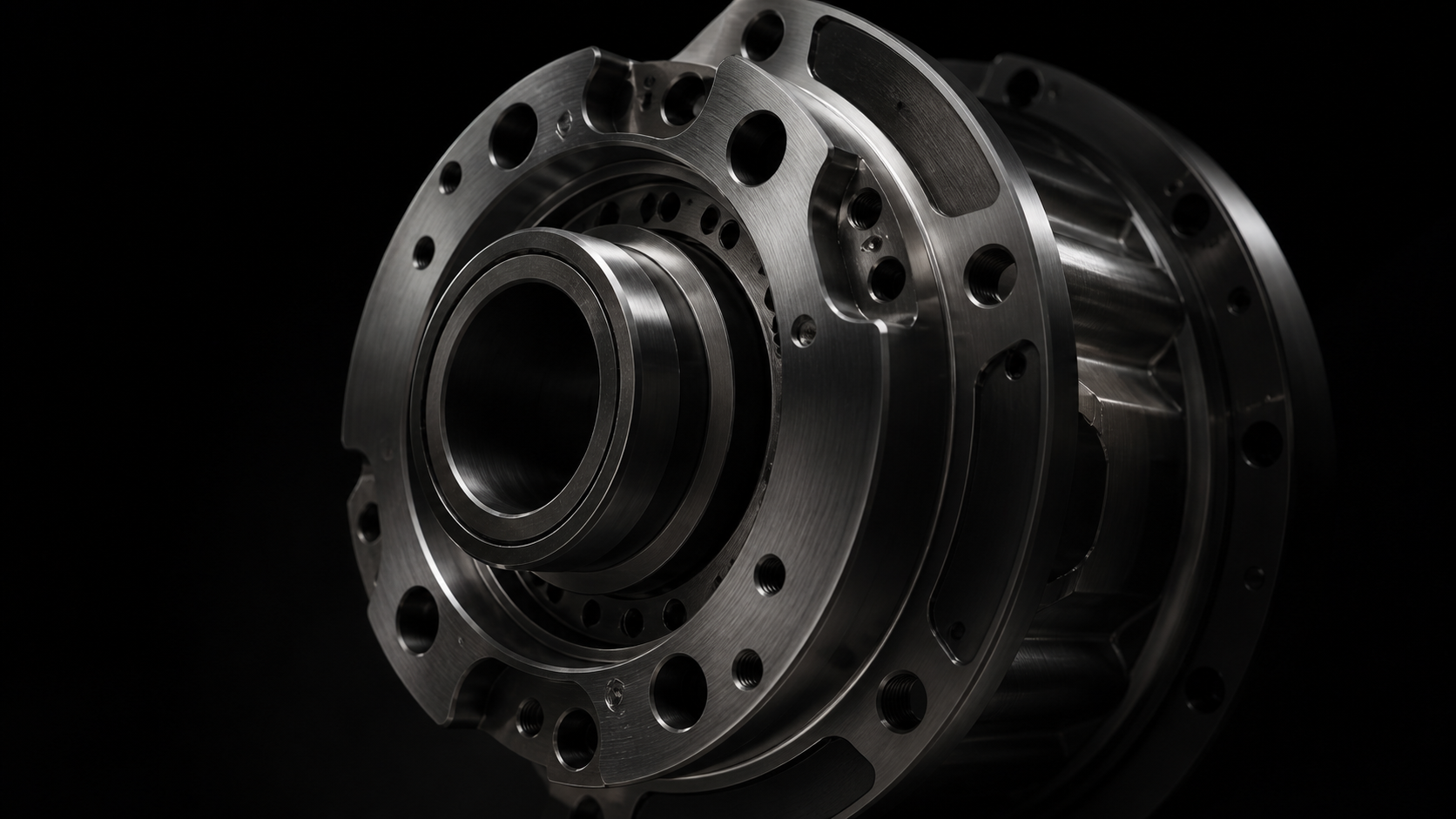 Machined wheel hub