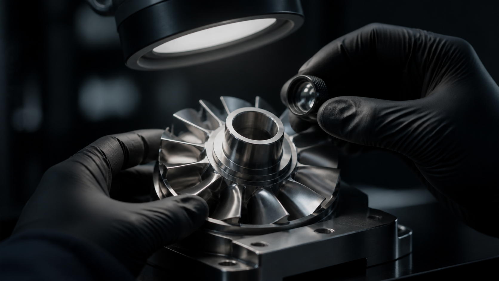 Quality inspection of a machined component